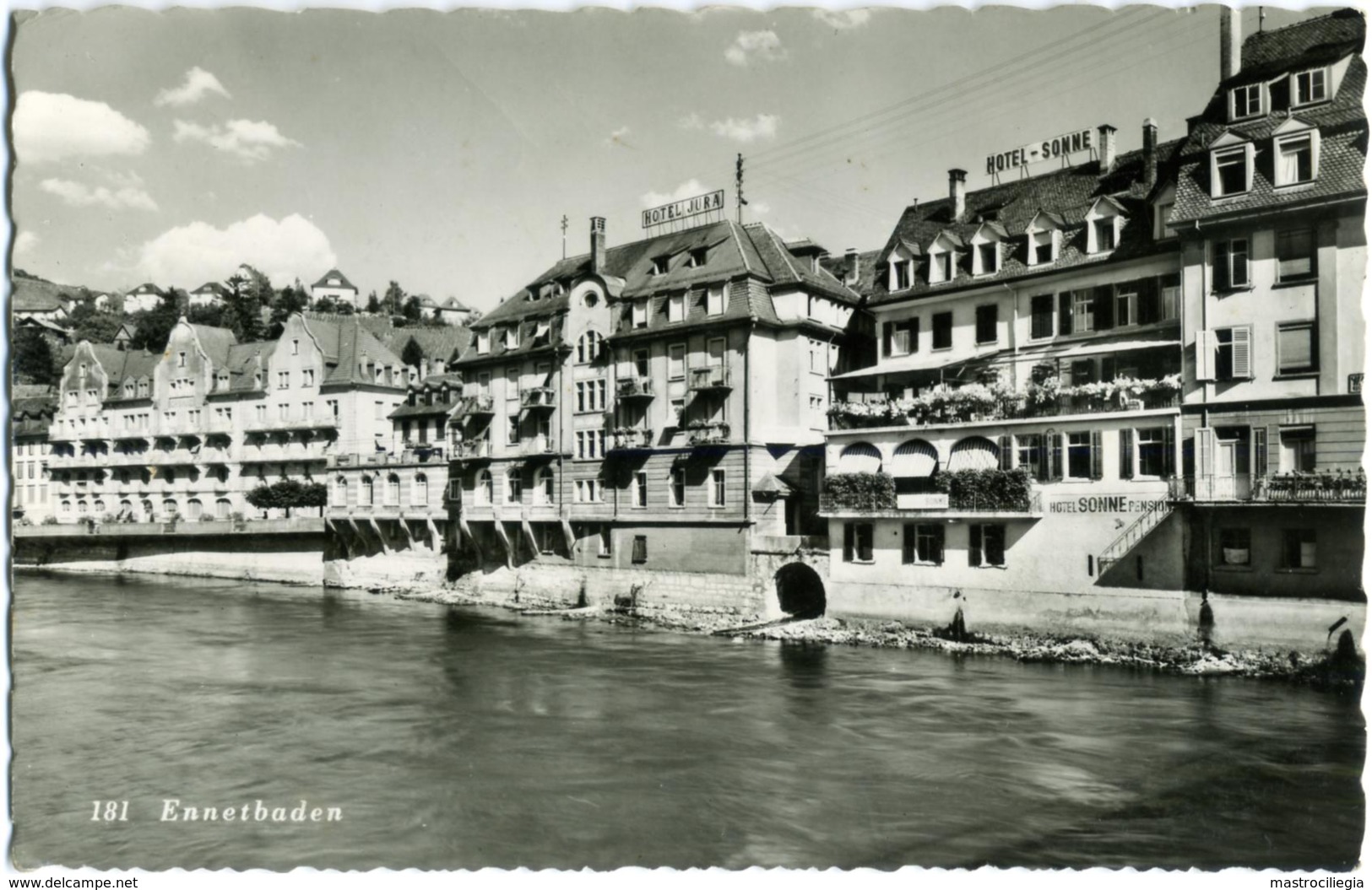 SVIZZERA  SUISSE  AG  ENNETBADEN  Hotel Jura  Hotel Sonne - Ennetbaden