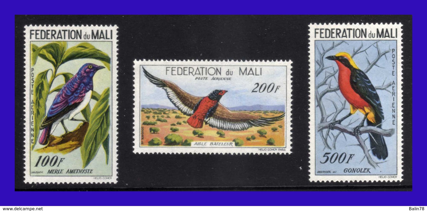 1960 - Mali - Sc- C 2 - C 4 - MNH - M  -180 - Malí (1959-...)