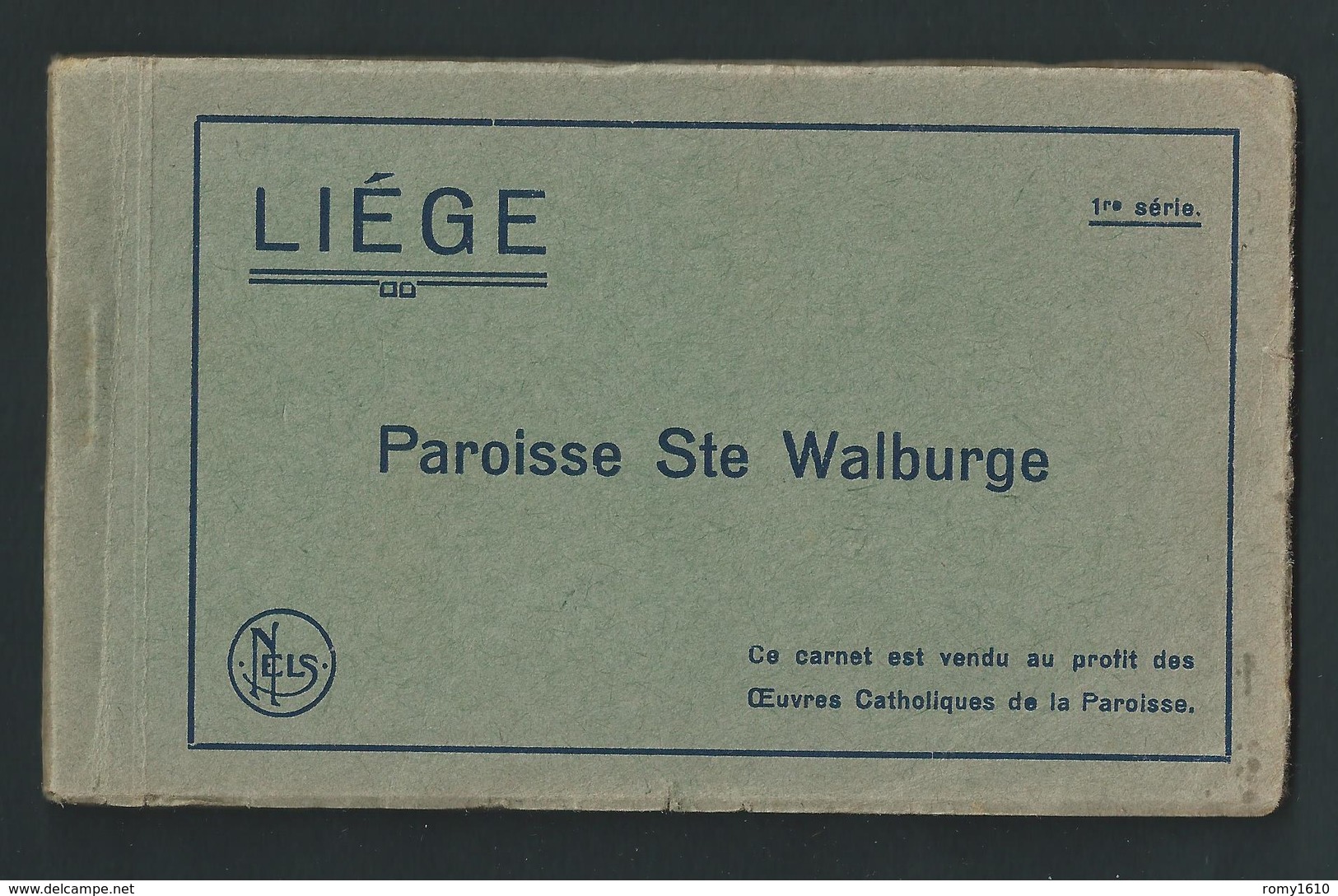 Liège Ste Walburge Carnet  Avec 9  Cartes Postales, Toutes Scannées. 1ere Série. - Liege