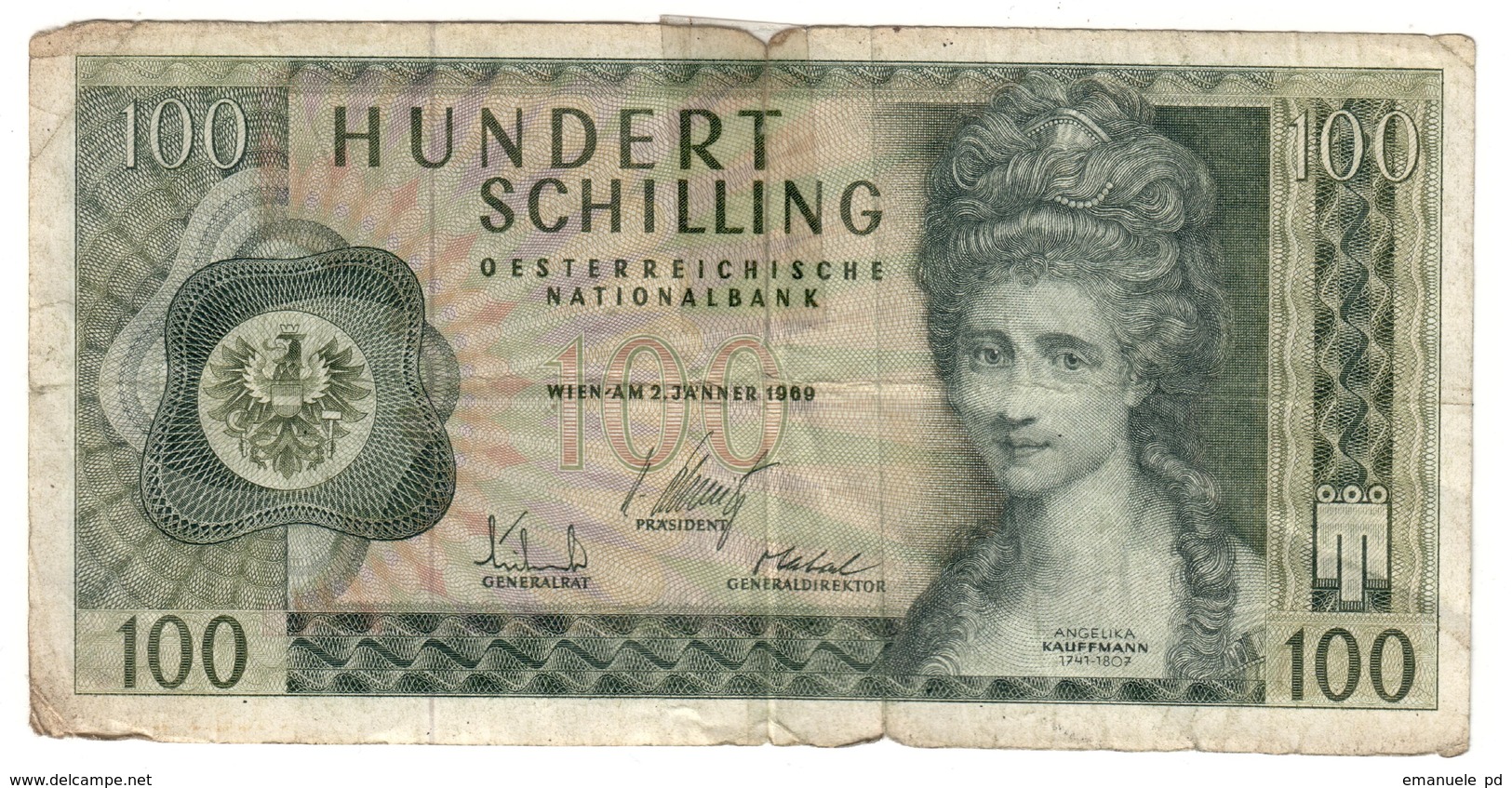 Austria 100 Shilling 1969 - Austria