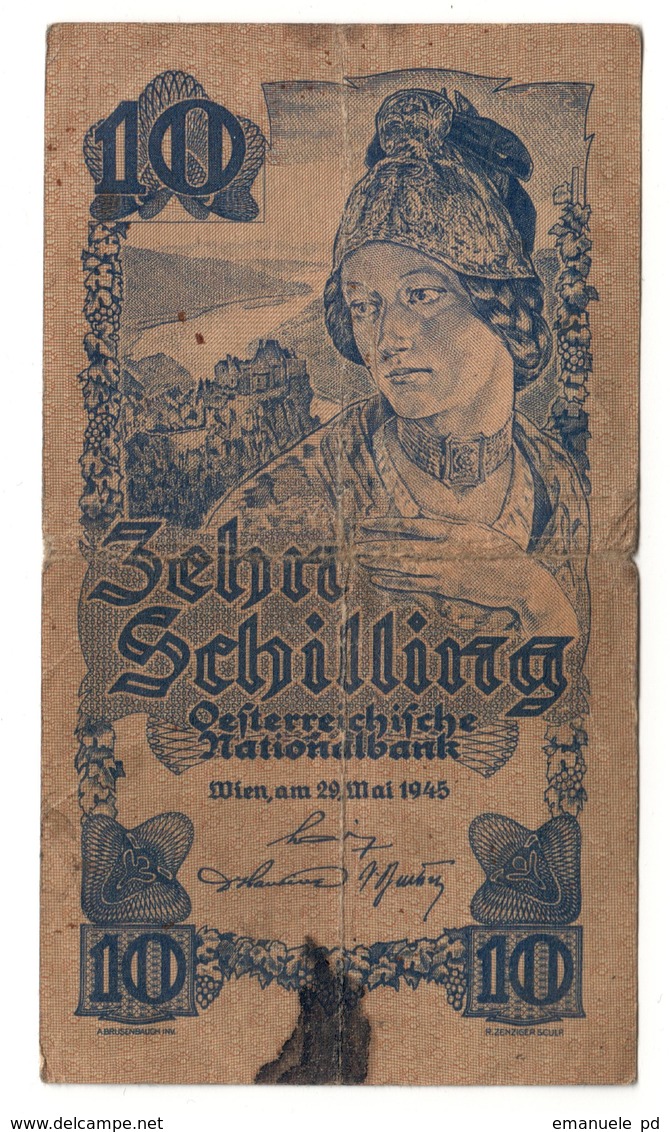 Austria 10 Shilling 1945 - Austria