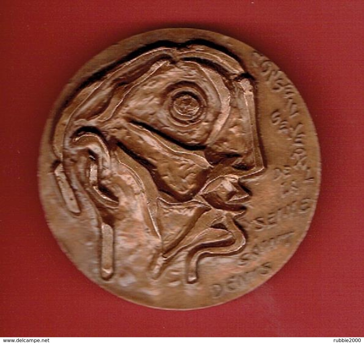 MEDAILLE CUIVRE 1970 GRAVEUR NICOLAS CARRERA MOTIF CONSEIL GENERAL DE LA SEINE SAINT DENIS - Autres & Non Classés