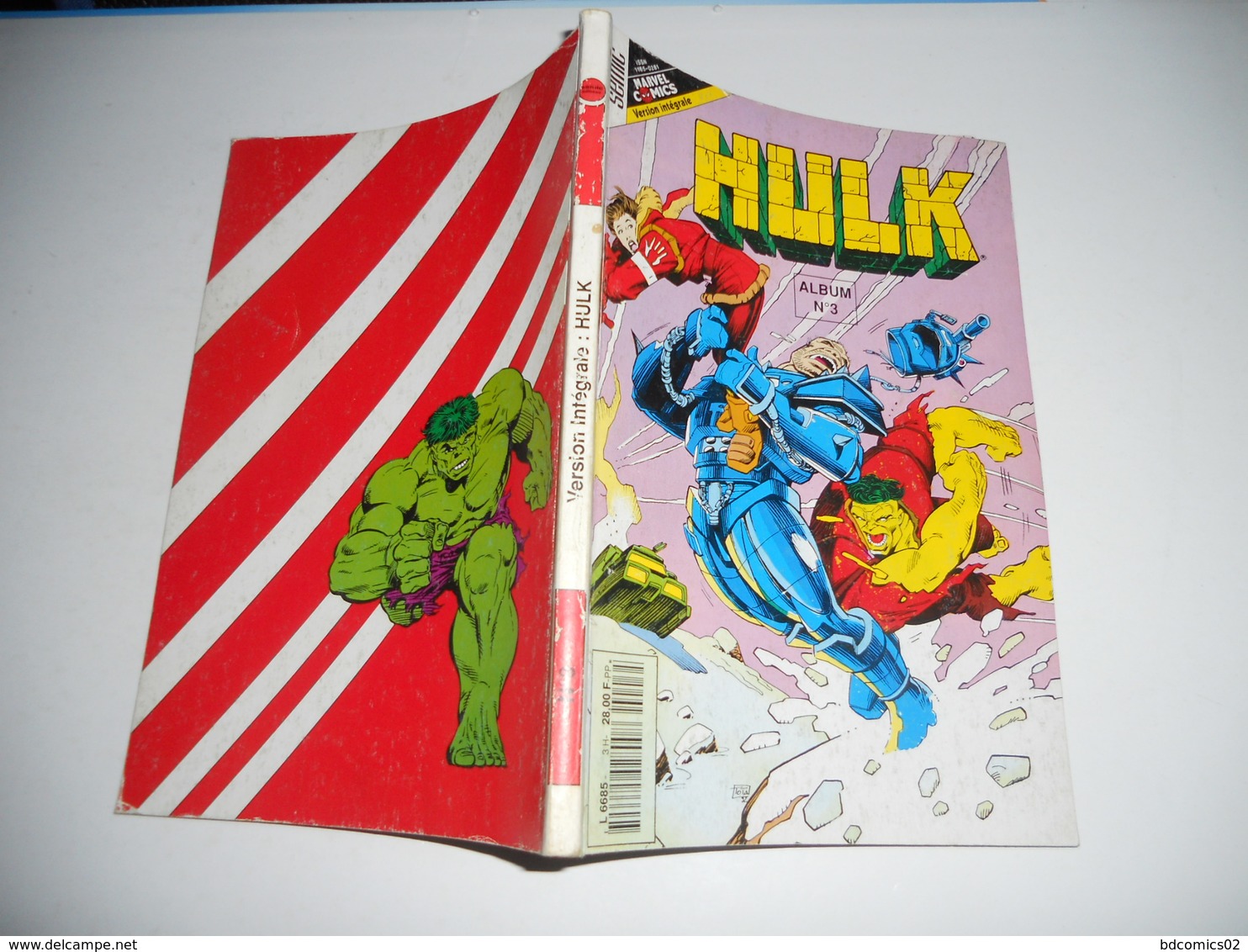 Hulk Semic N° 3 : Hulk Semic N°7/8/9 Album Relier N°3 - Hulk