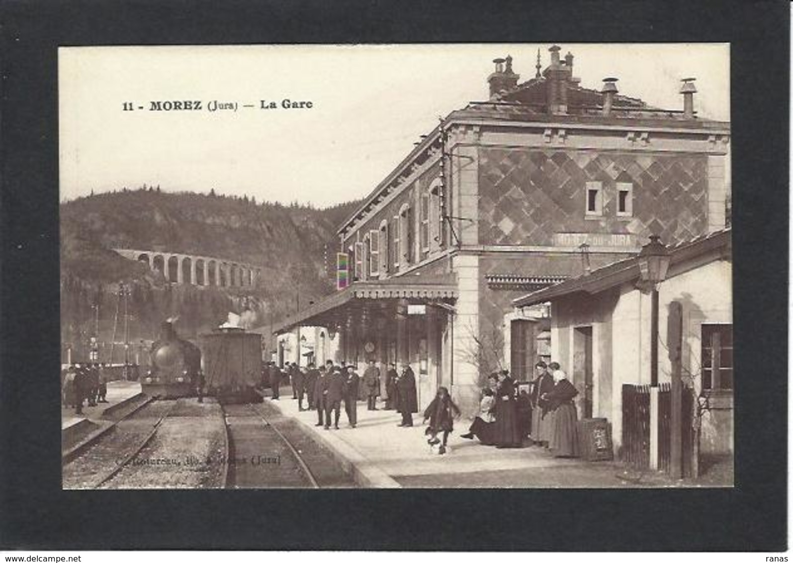 CPA Jura 39 MOREZ Gare Chemin De Fer Train Non Circulé - Morez