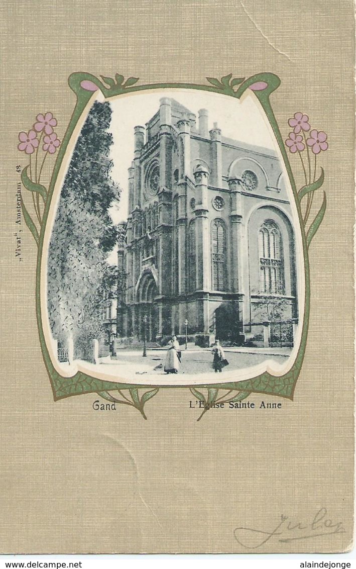 Gent - Gand - L'Eglise Sainte Anne - 1903 - Gent