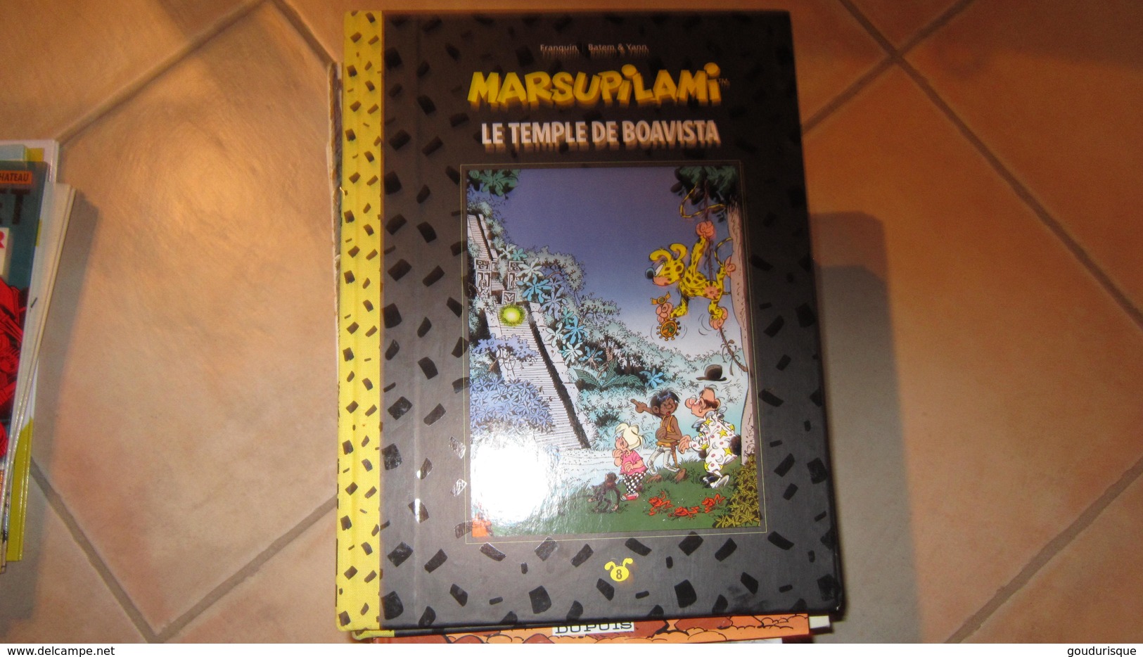 Marsupilami T8 LE TEMPLES DE BOAVISTA  DOS TOILE     FRANQUIN/BATEM/YANN  HACHETTE - Marsupilami