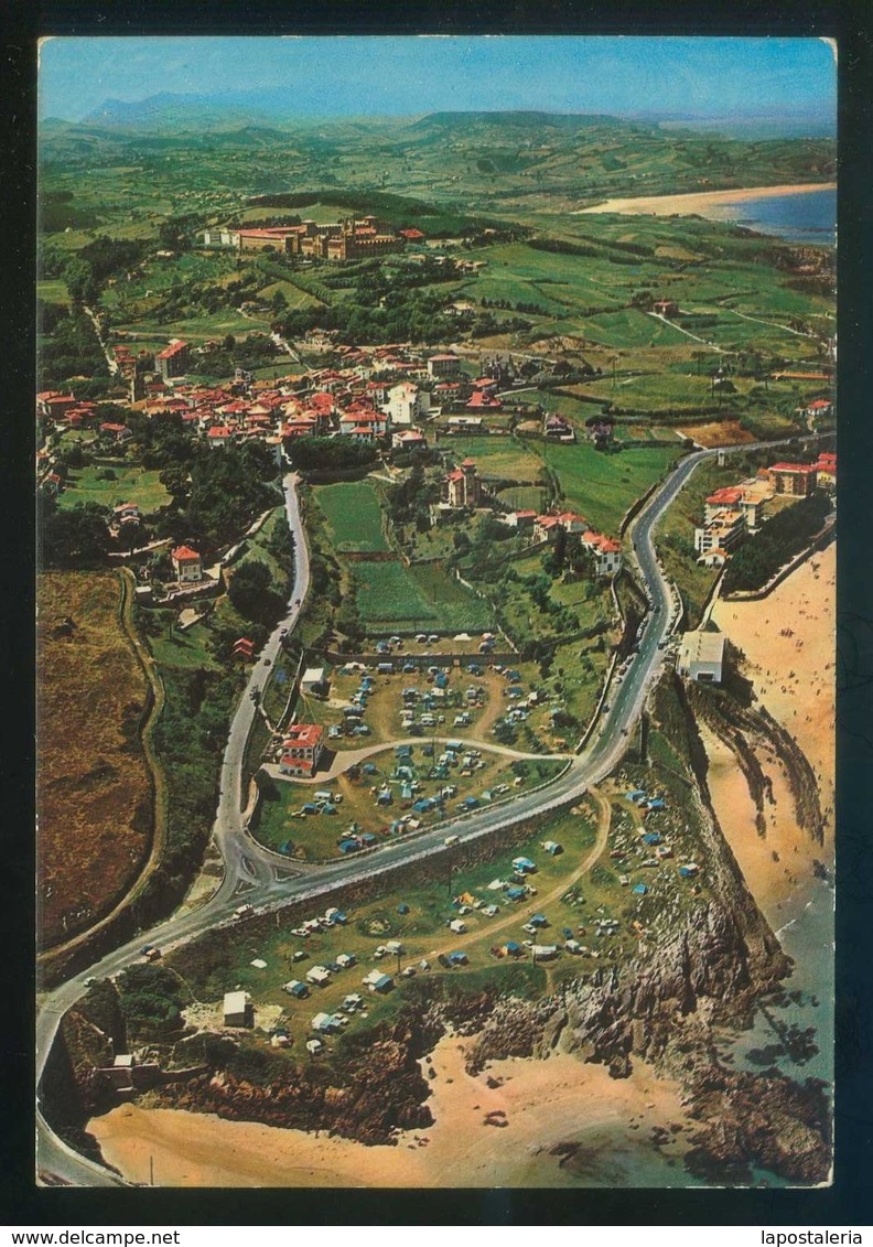 Comillas. *Vista Aérea* Ed. Foto Rozas. Circulada. - Cantabria (Santander)