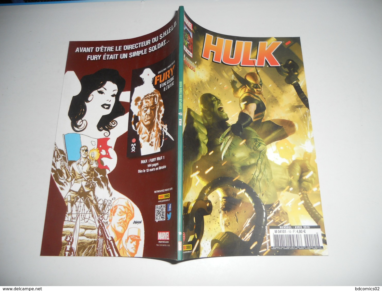 Hulk N° 10 : " Remplir Un Trou Noir " ( Hulk / Secret Avengers / Rulk )  TBE - Hulk
