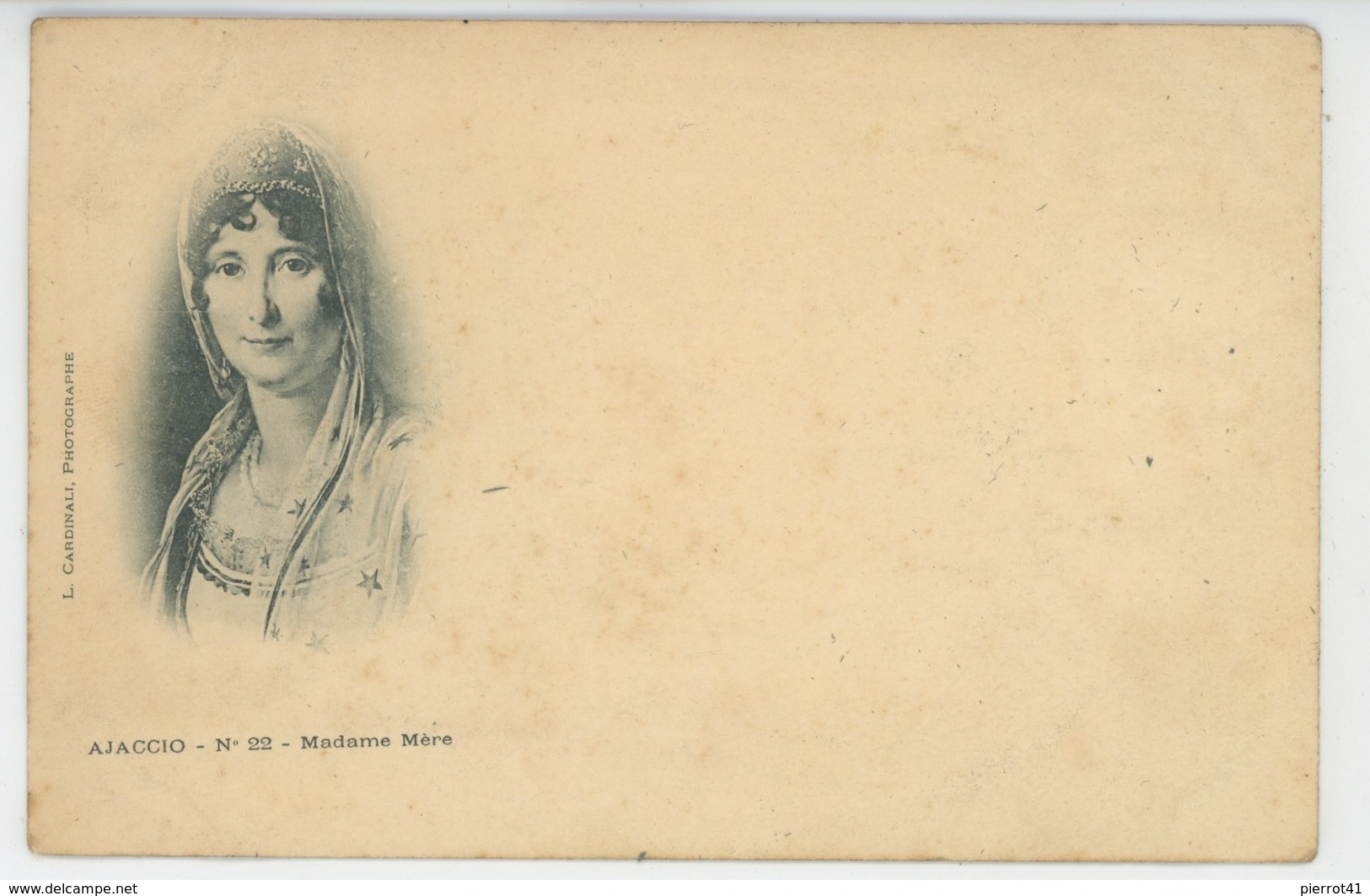 CORSE - AJACCIO - Madame Mère (carte Précurseur ) - Ajaccio