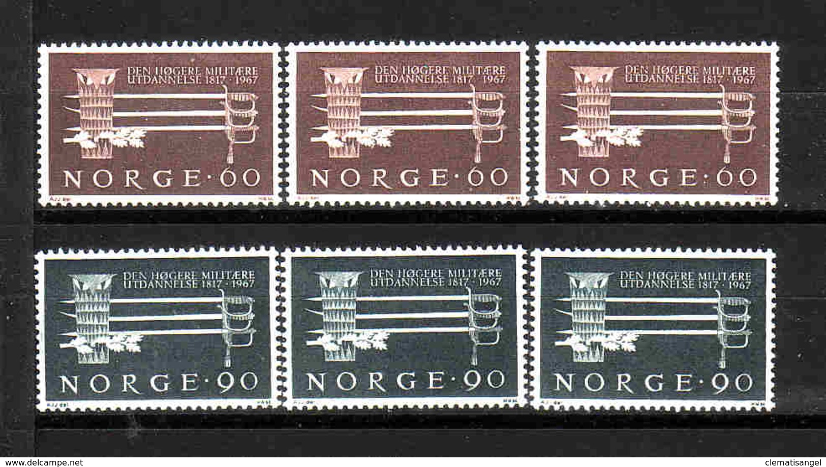 83b * NORWEGEN 553/4 * 3x MILITÄR * MICHEL 7,50 * POSTFRISCH ** !! - Ungebraucht