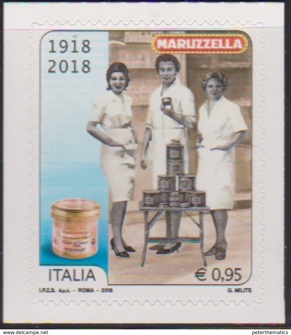 ITALY, 2018, MNH,ITALIAN PRODUCTS, FISH, CANNED TUNA, MARRUZZELLA, 1v - Food