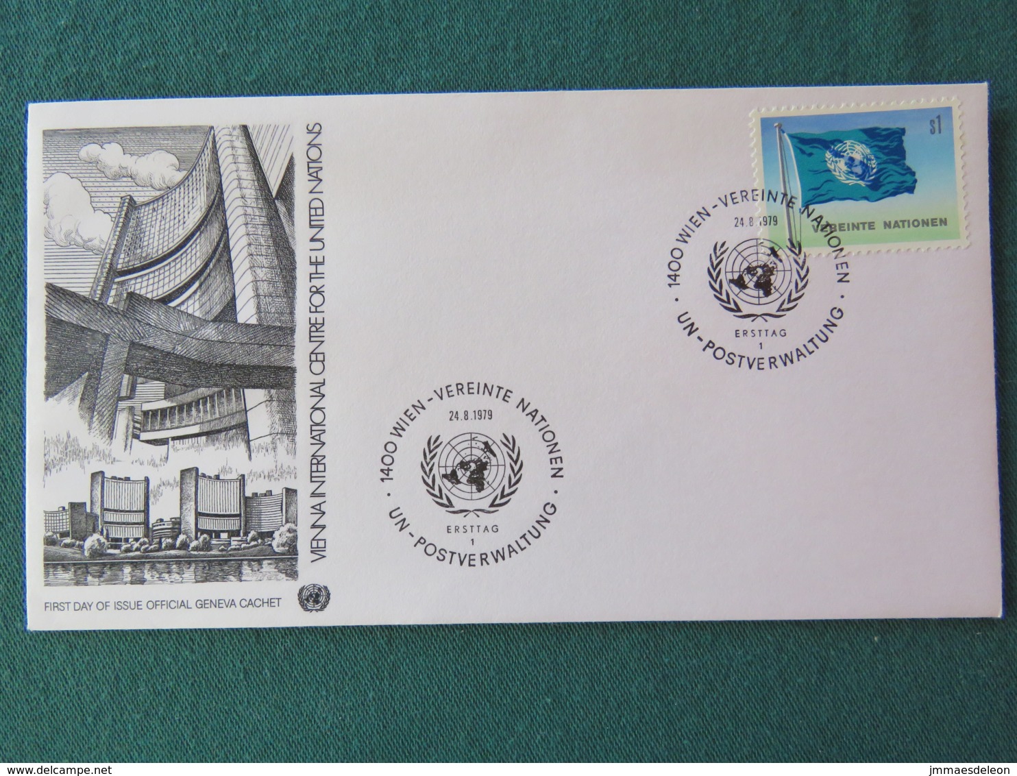 United Nations (Wien) 1979 FDC Cover - Flag - Lettres & Documents