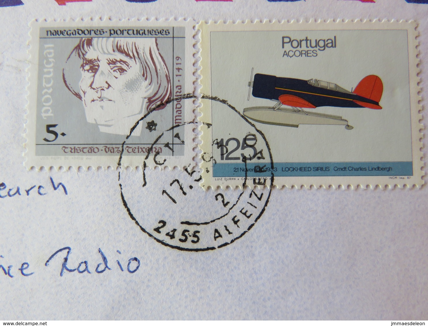 Portugal Cover To England - Plane - Lettres & Documents