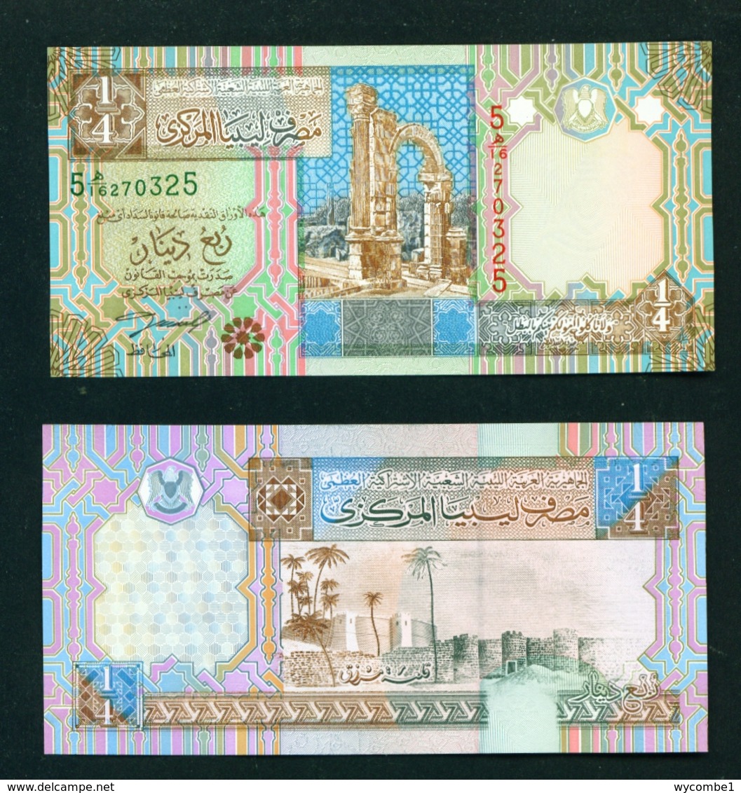 LIBYA  - 2002 Quarter Dinar UNC - Libye