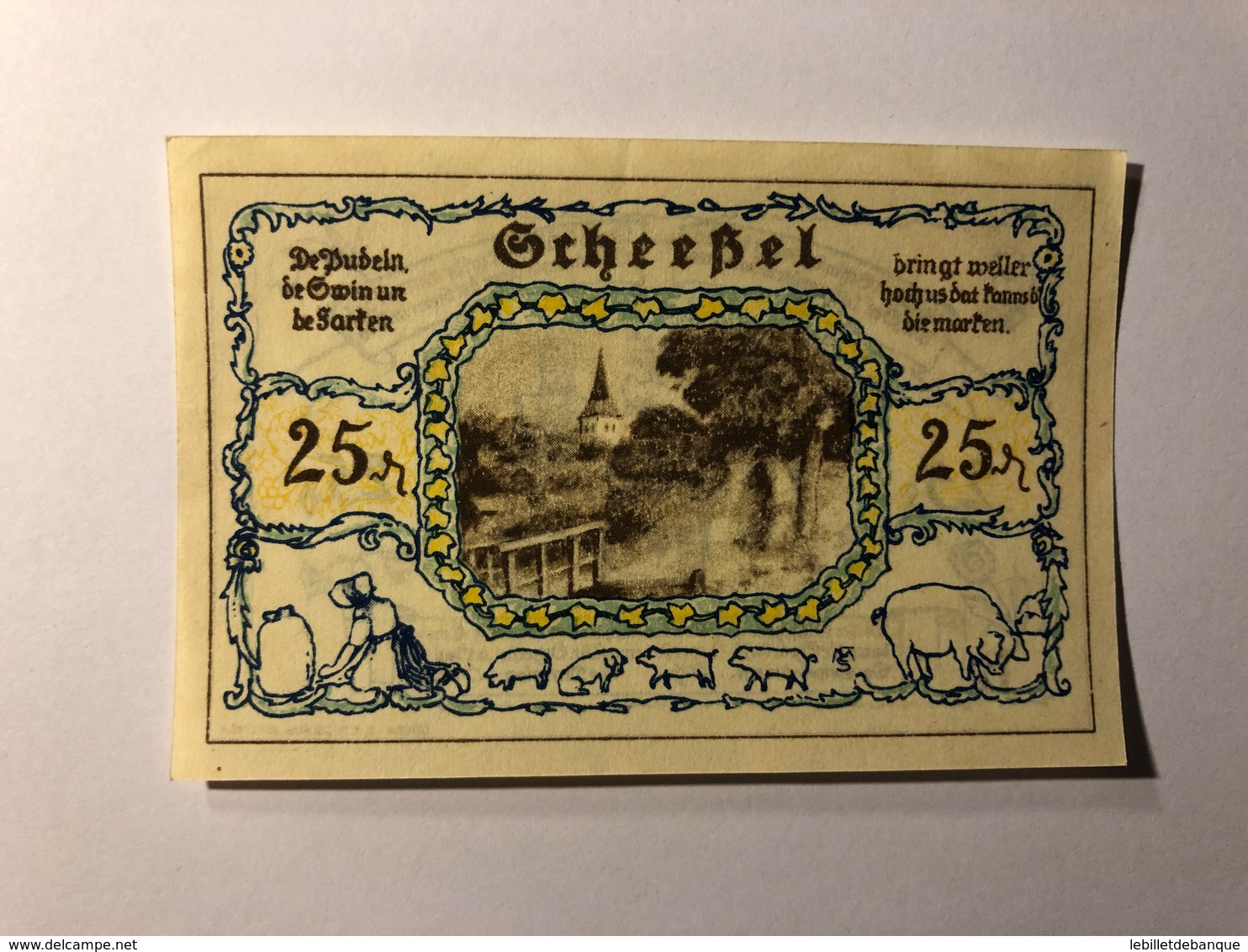 Allemagne Notgeld Orheesel 25 Pfennig - Collections