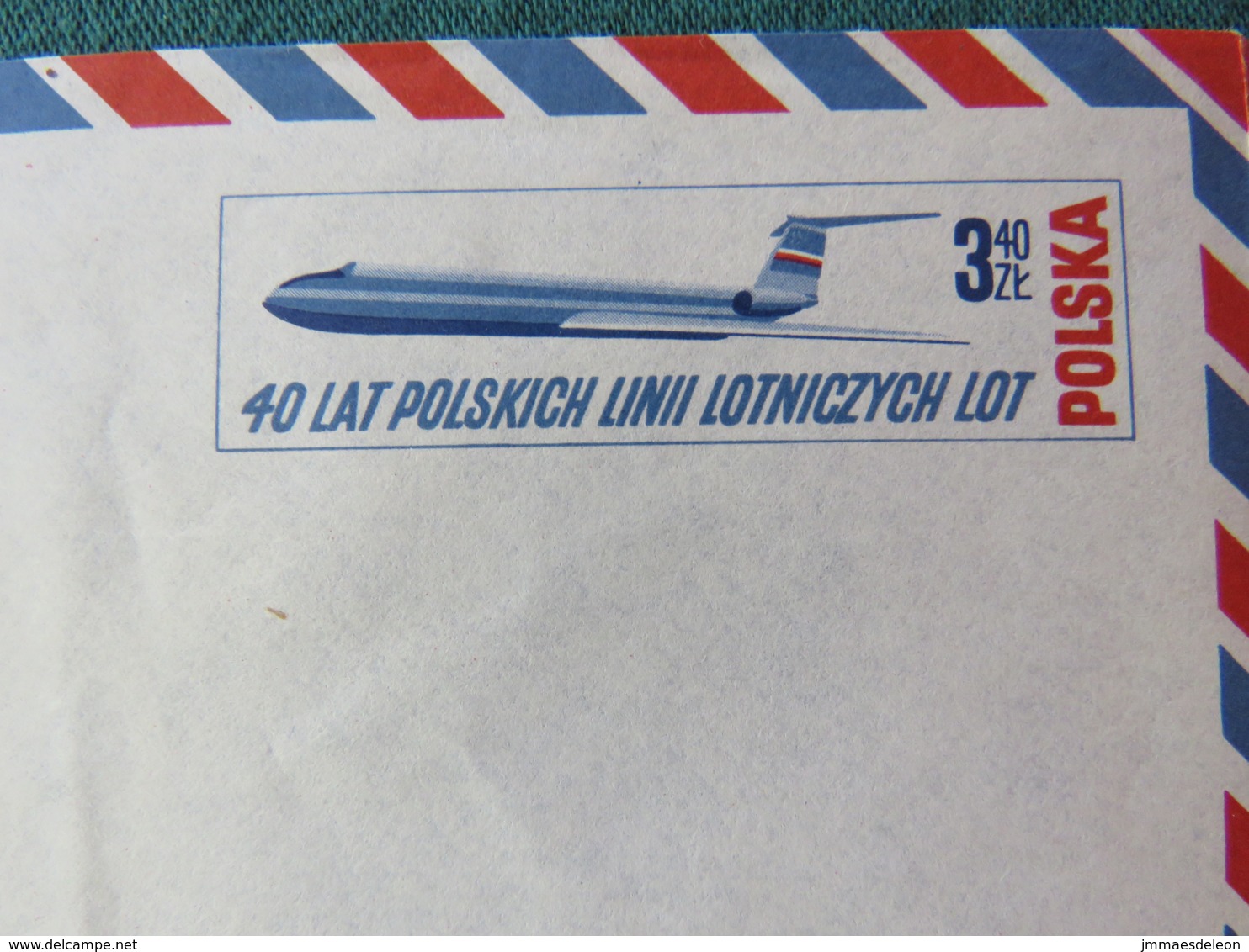 Poland 1968 Stationery Cover - Unused - Plane - Lettres & Documents