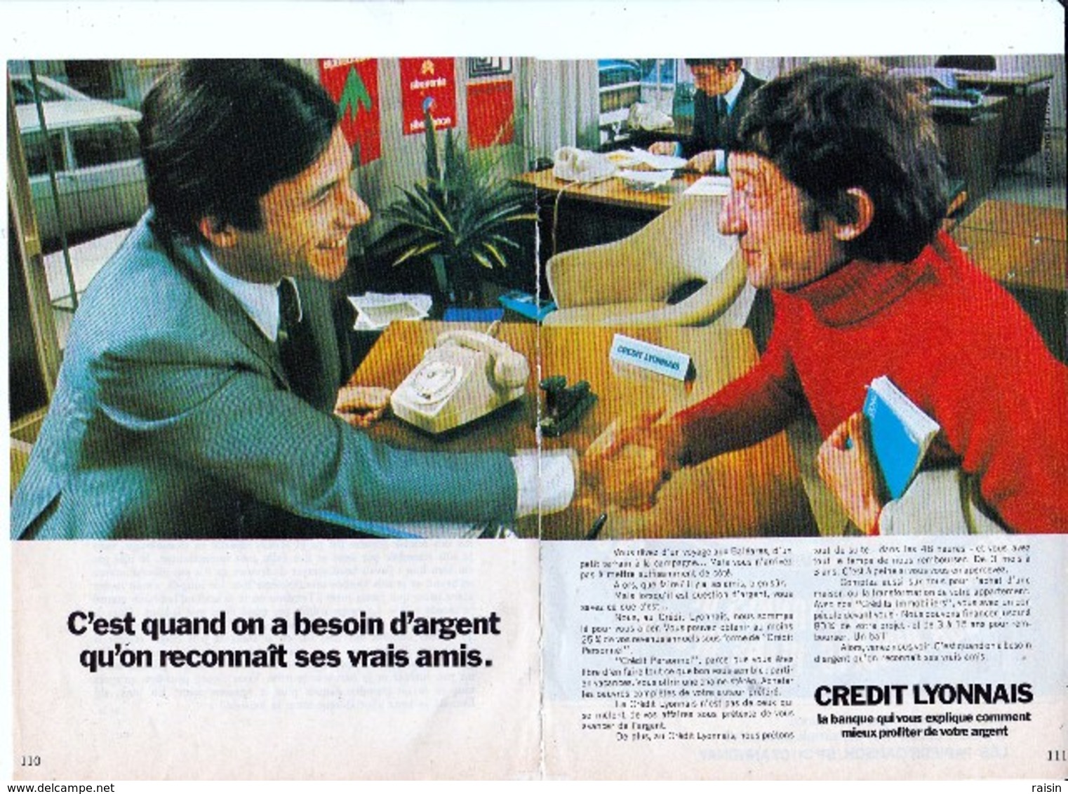 Pub.1971  Crédit Lyonnais Banque  6 Pages TBE - Publicités