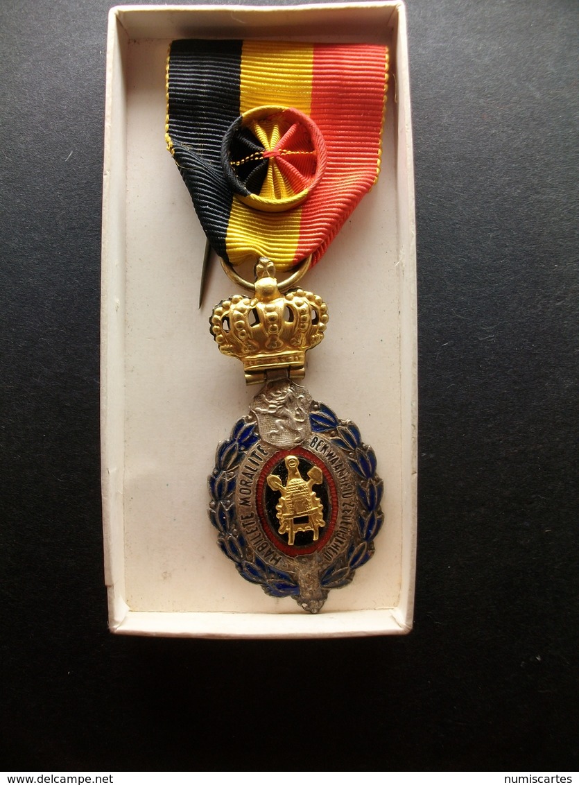 MEDAILLE HABILETE-MORALITE Bekwaamheid Zedelijkheid BELGIQUE Belgium - Autres & Non Classés