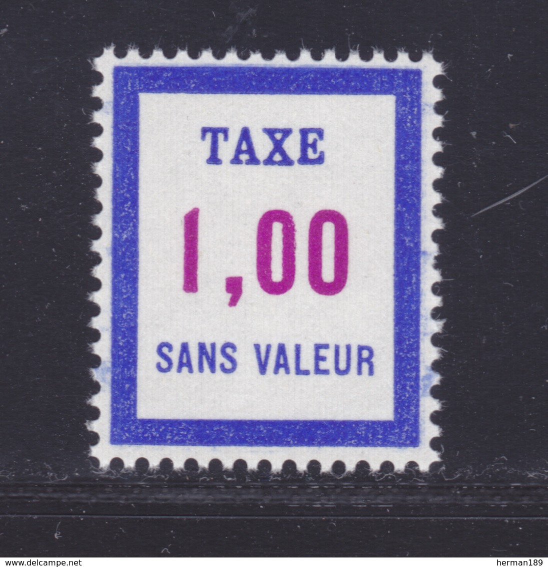 FRANCE FICTIF TAXE N° FT21 ** MNH Timbre Neuf Sans Charnière, TB - Ficticios