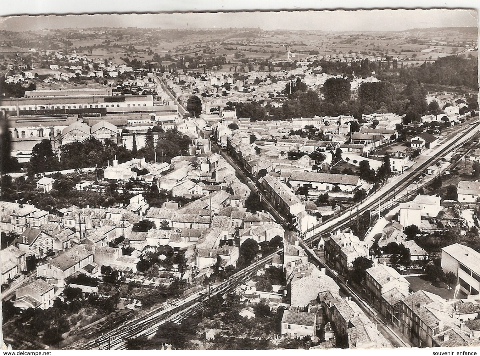 CP Ruelle Vue Générale 16 Charente En Avion - Autres & Non Classés