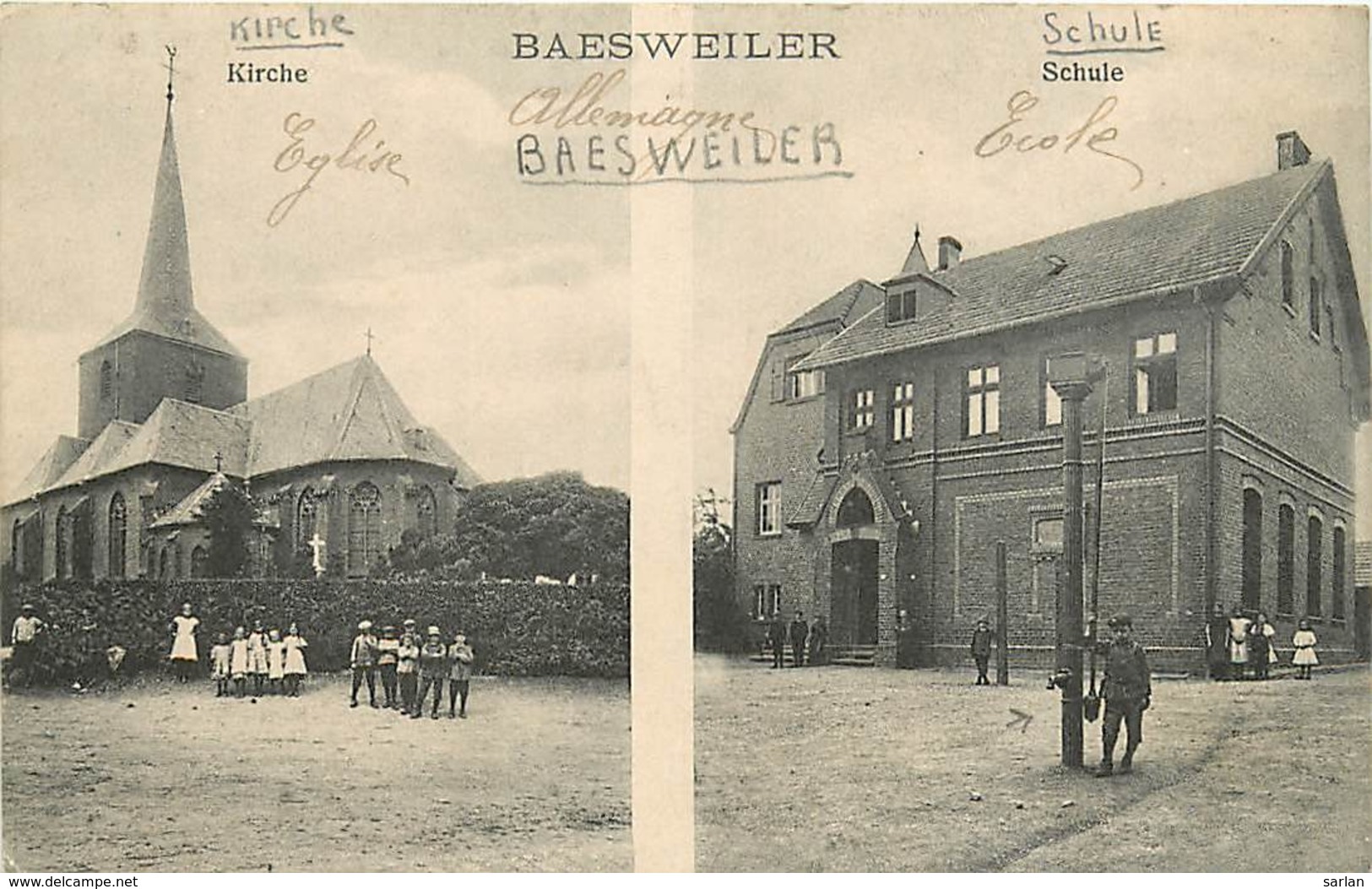 ALLEMAGNE , BAESWEILER , Kirche Schule , * 396 36 - Autres & Non Classés