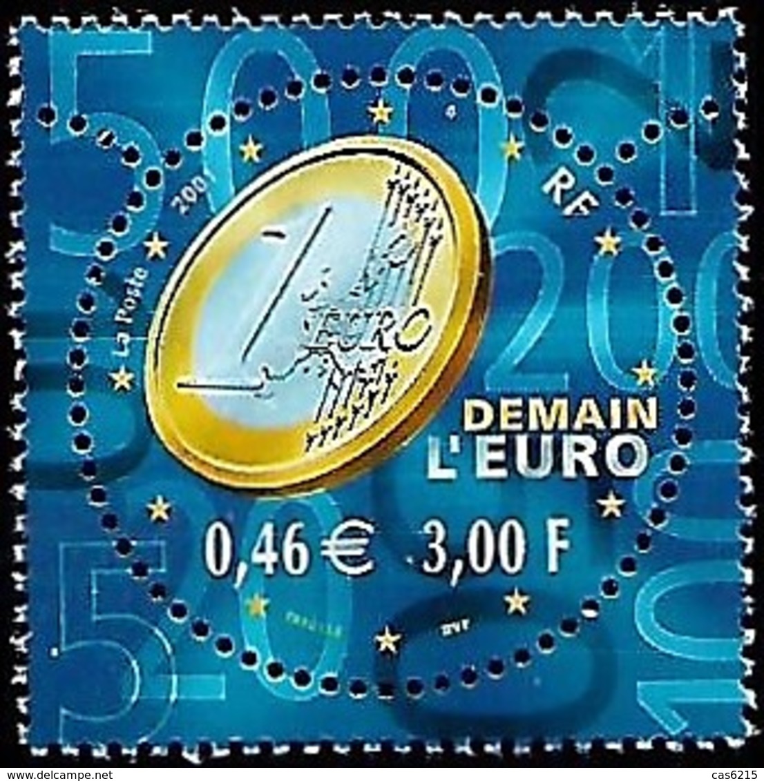 France 1999-2001 Le Timbre Euro, 1 Carnet Mnh + 1 Val Mnh +1 Val Auto-adhésif + 1 Val Mnh - Institutions Européennes