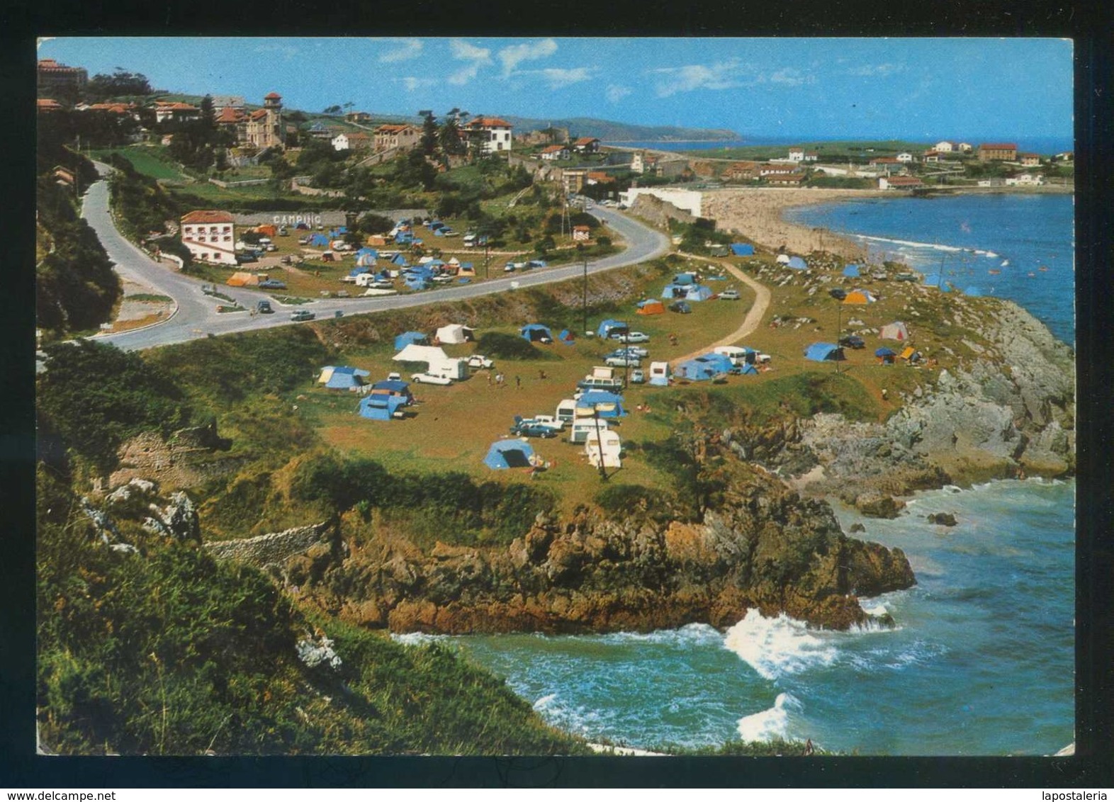 Comillas. *El Camping* Ed. Foto Imperio. Circulada 1970. - Cantabria (Santander)