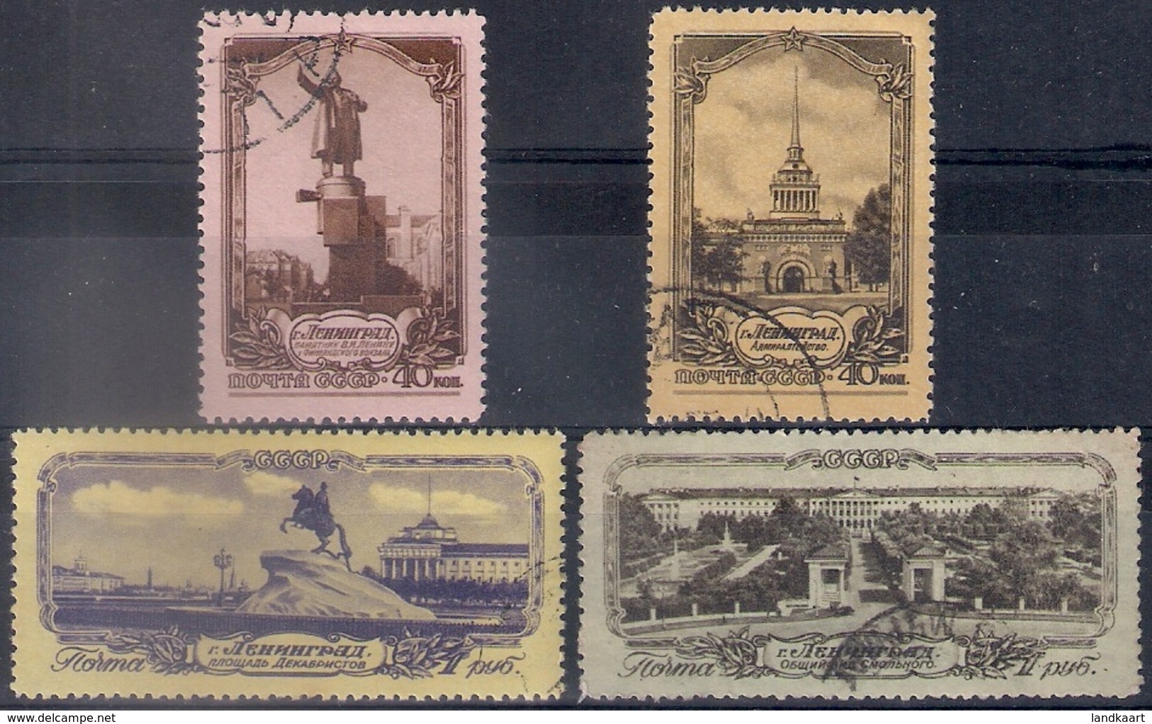 Russia 1953, Michel Nr 1686-89, Used - Gebruikt