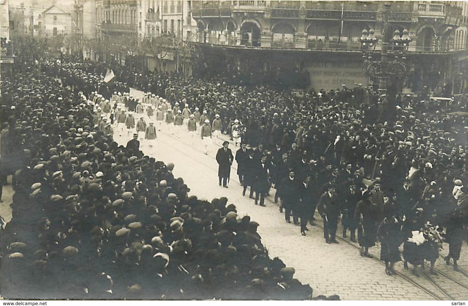 34 , BEZIERS ,  08-02-1925, Obsèques Des Victimes De La Catastrophe , Carte Photo , * 398 76 - Beziers