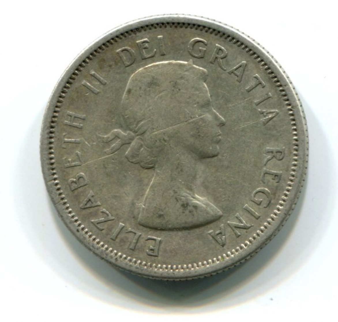 1952 Canada Silver 25 Cent Coin - Canada