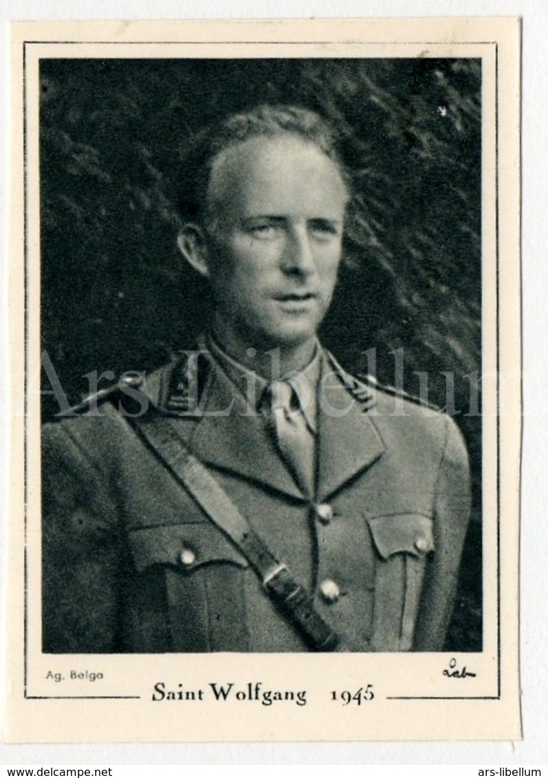 Small Card / ROYALTY / Belgique / België / Roi Leopold III / Koning Leopold III / Saint Wolfgang / 1945 - Case Reali