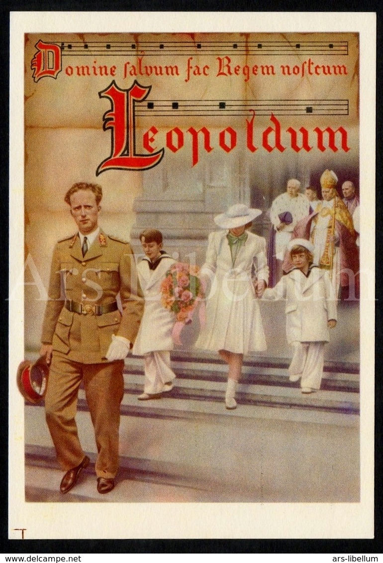 Large Postcard / ROYALTY / Belgique / België / Roi Leopold III / Koning Leopold III / Unused / Leopoldum - Familles Royales