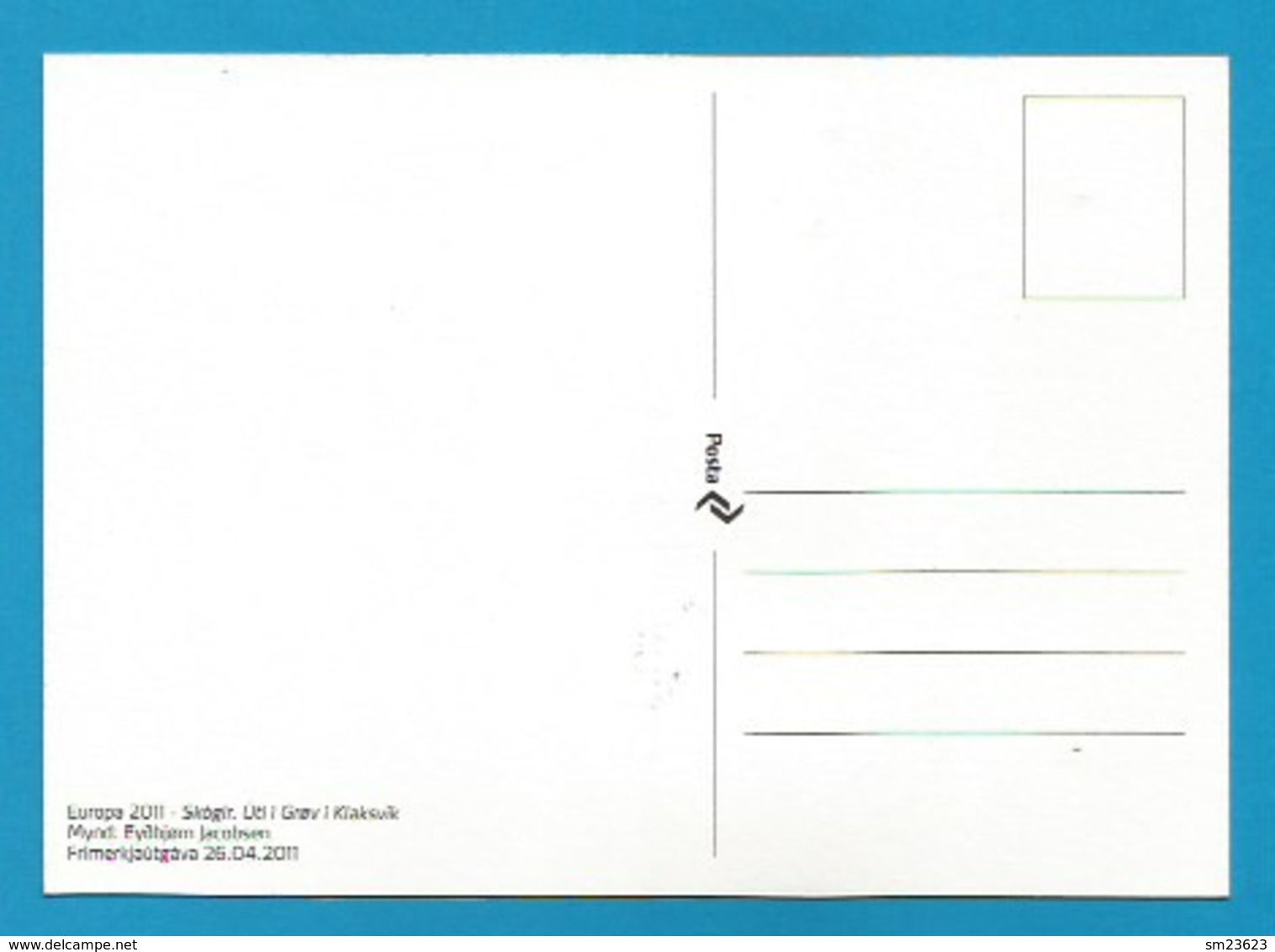 Dänemark / Färöer  2011  Mi.Nr. 723 , EUROPA CEPT - Der Wald - Maximum Card - Ersttagsstempel 26.04.2011 - 2011