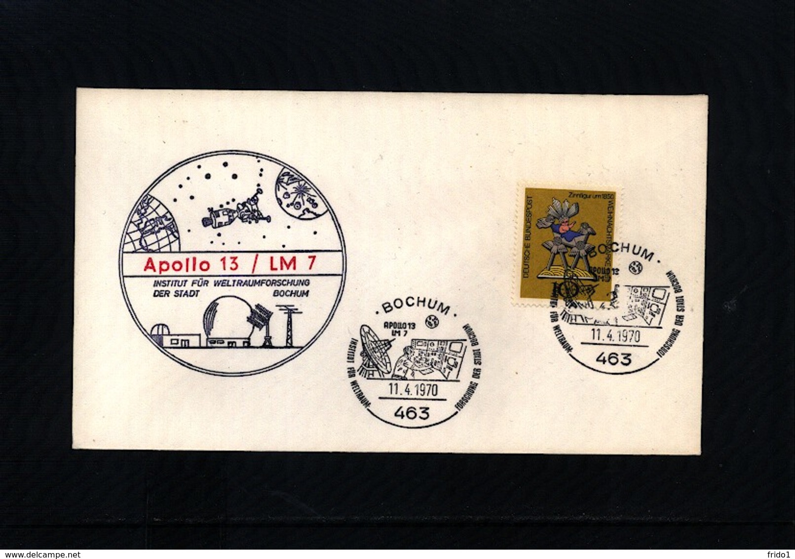 Germany / Deutschland 1970 Space / Raumfahrt Apollo 13 Interesting Cover - Europa