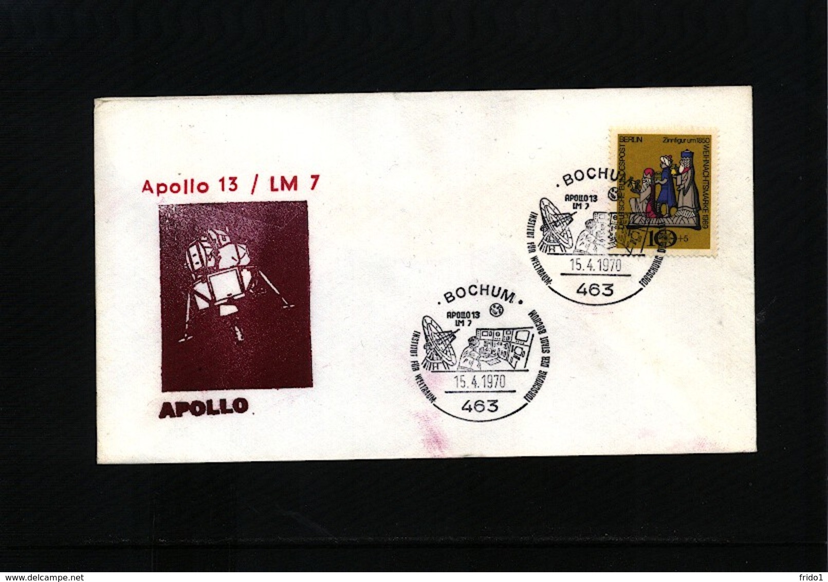 Germany / Deutschland 1970 Space / Raumfahrt Apollo 13 Interesting Cover - Europa