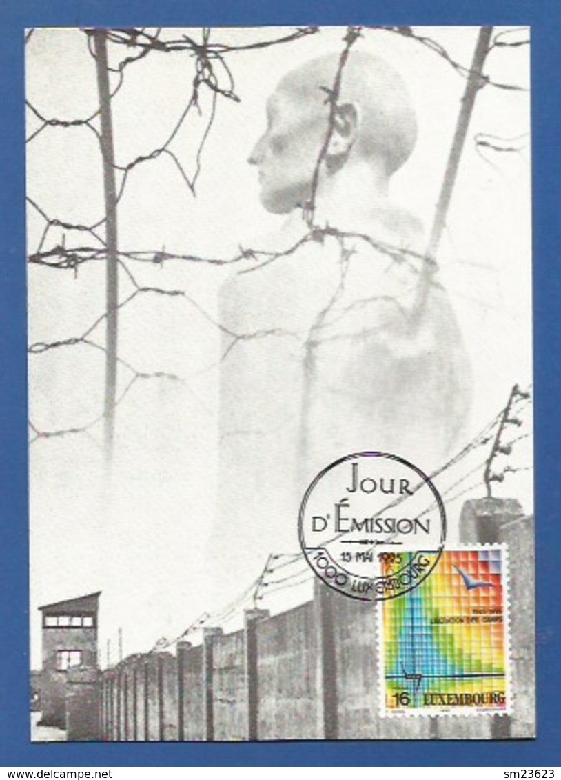 Luxembourg  1995  Mi.Nr. 1368 ,  EUROPA CEPT - Maximum Card - Stempel Luxembourg 15 Mai 1995 - 1995