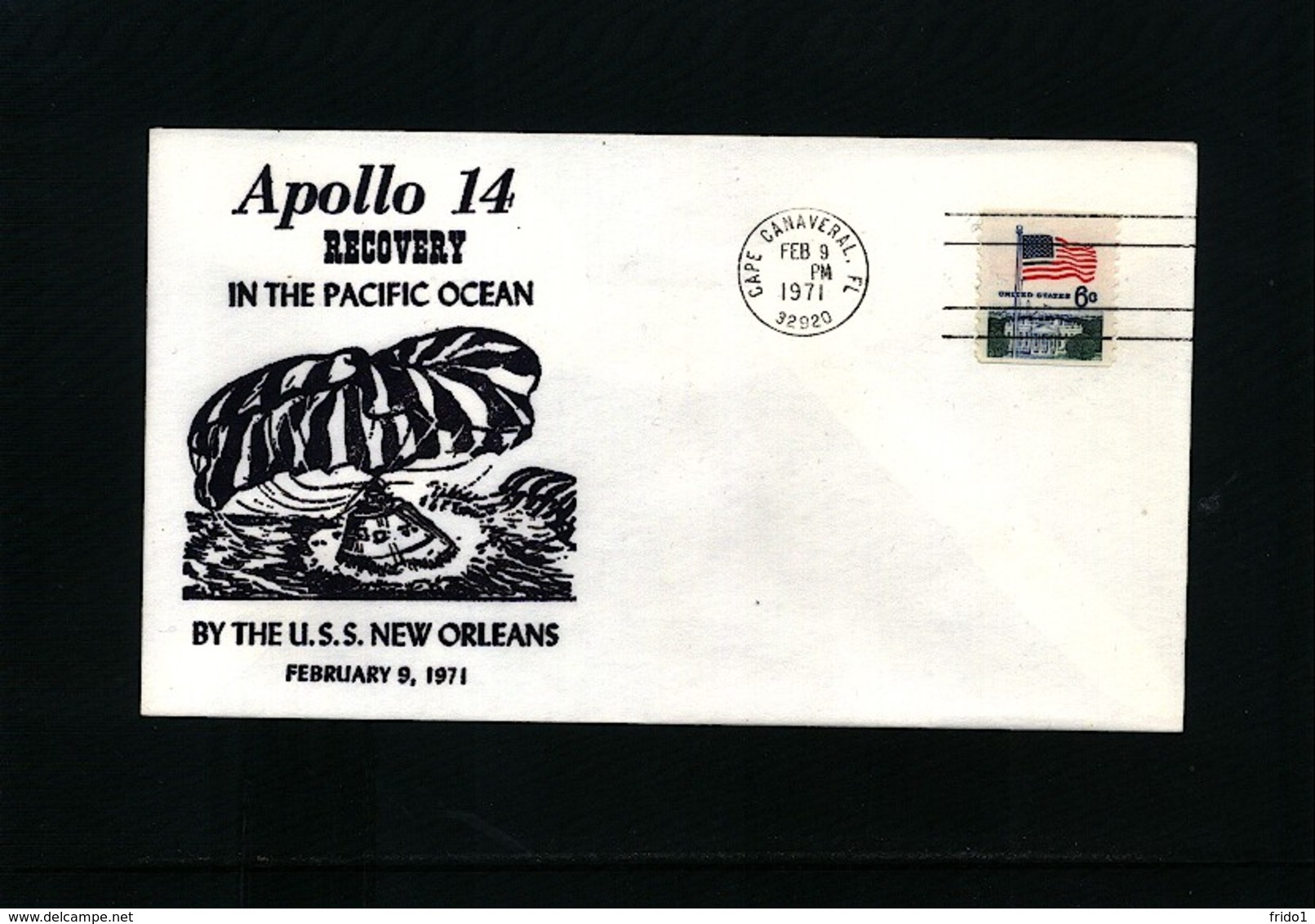 USA 1971 Space / Raumfahrt Apollo 14 Recovery Force Interesting Cover - Europa