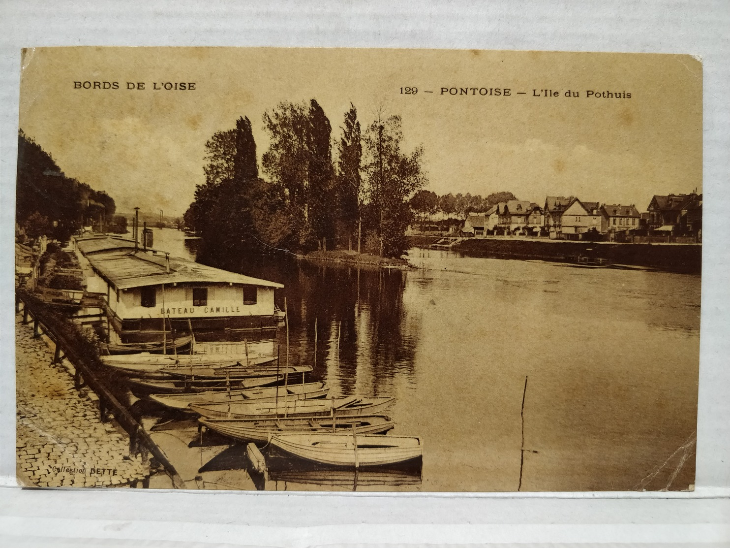 Pontoise. Ile Du Pothuis. Bateau Camille - Pontoise