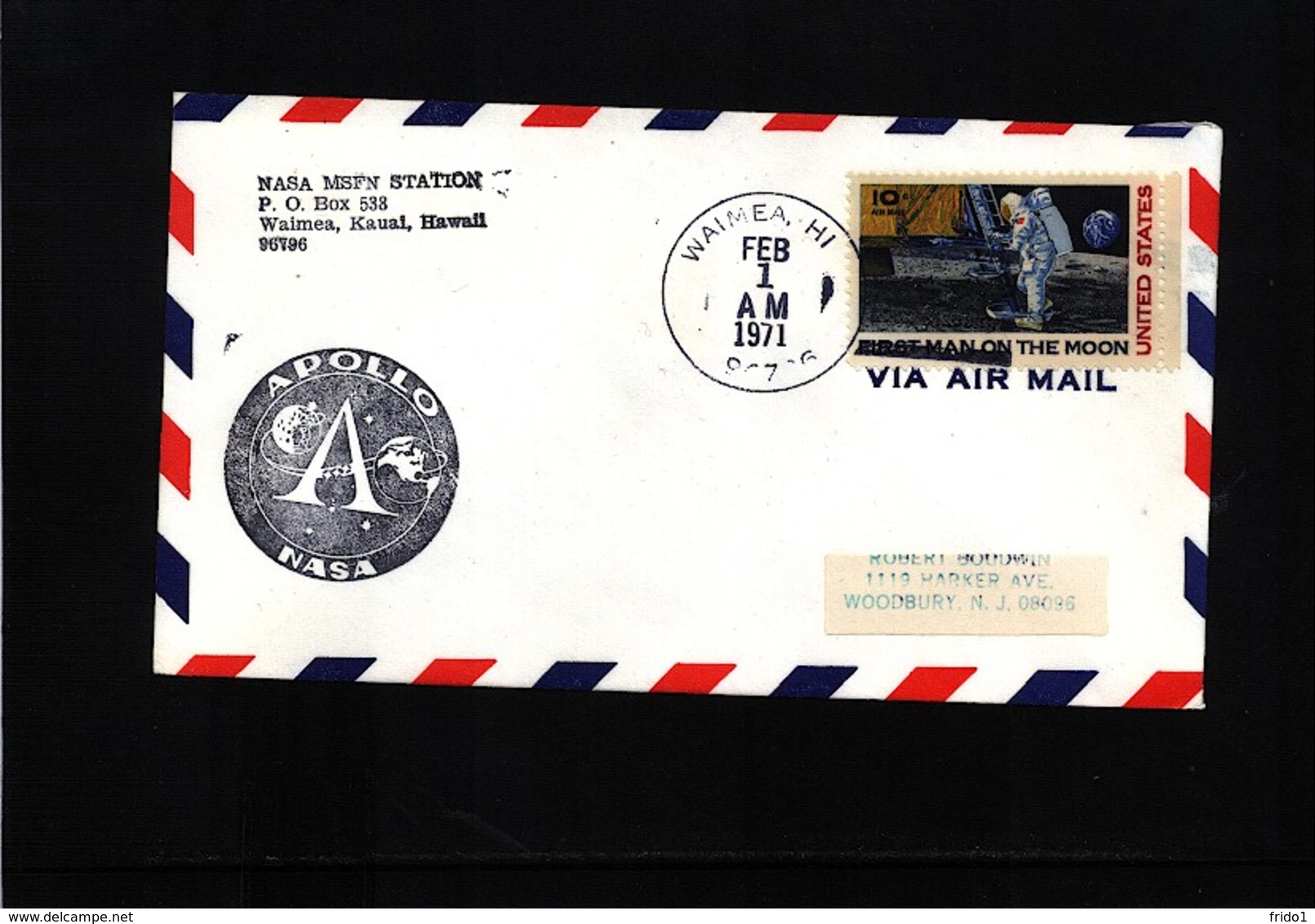 USA 1971 Space / Raumfahrt  Apollo 14 Hawaii Earth Station Waimea Interesting Cover - USA