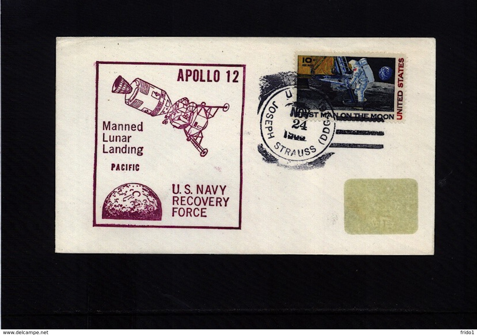 USA 1969 Space / Raumfahrt  Apollo 12 Recovery Force Interesting Cover - USA