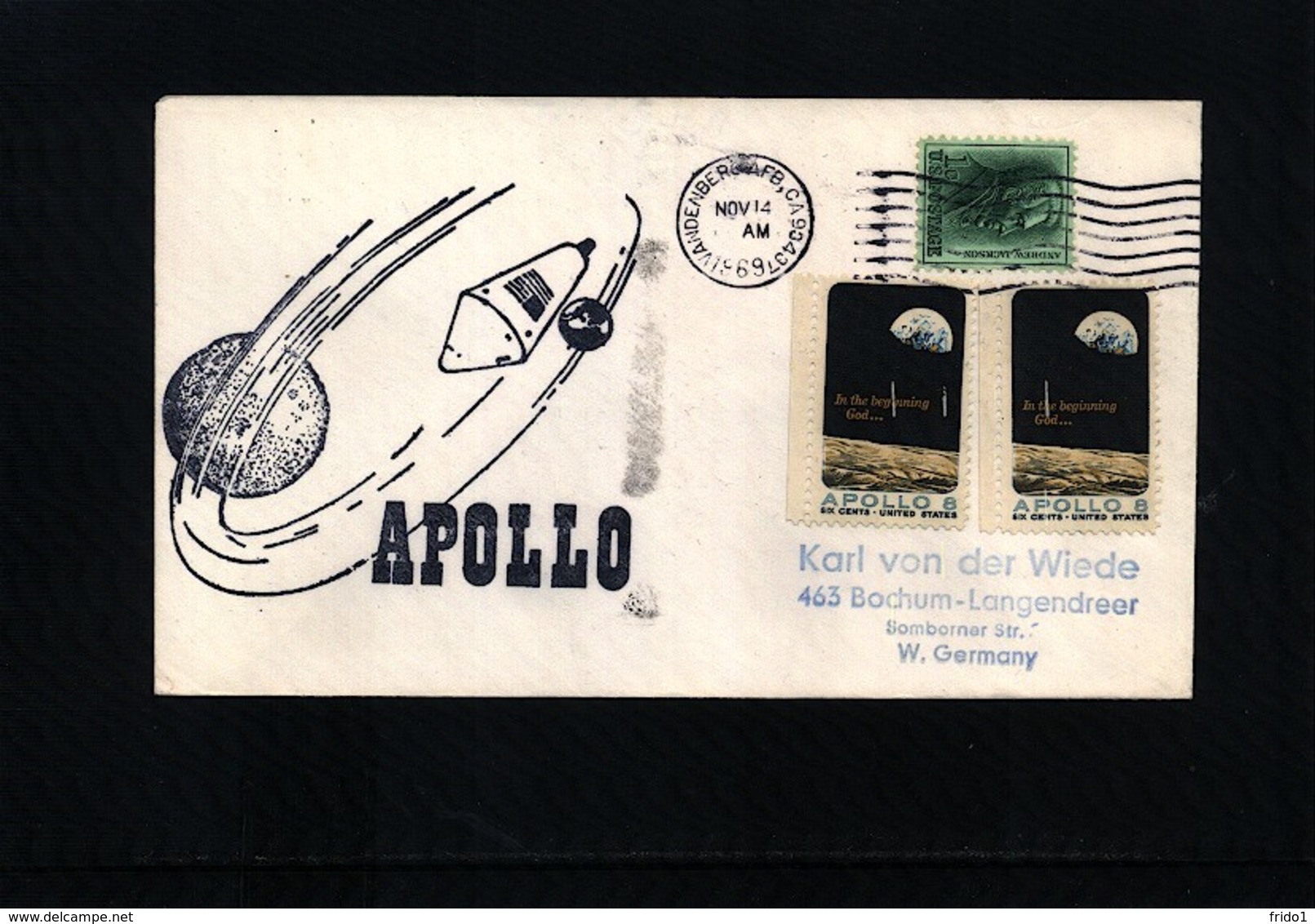 USA 1969 Space / Raumfahrt  Apollo Interesting Cover - USA