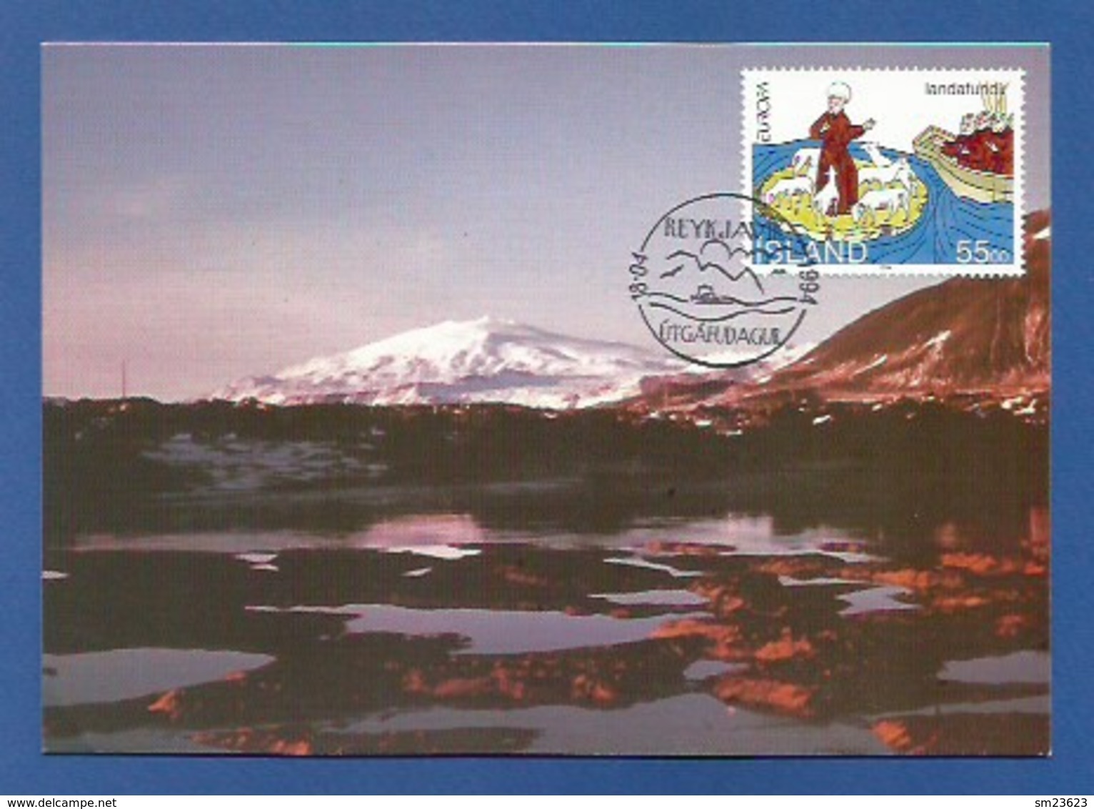 Island 1994  Mi.Nr. 801 , EUROPA CEPT Entdeckungen Und Erfindungen - Maximum Card - Reykjavik 18.04.1994 - 1994