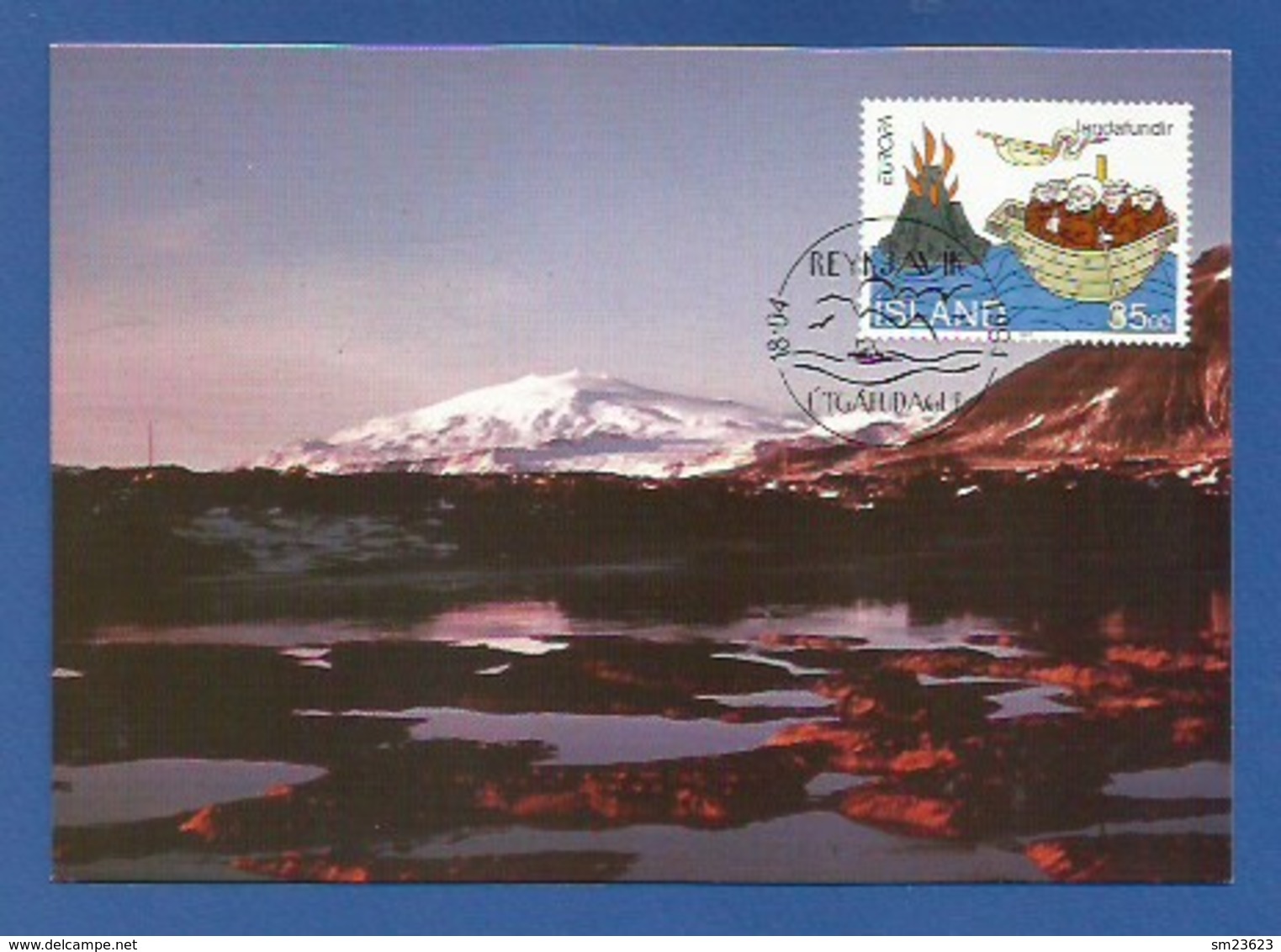 Island 1994  Mi.Nr. 800 , EUROPA CEPT Entdeckungen Und Erfindungen - Maximum Card - Reykjavik 18.04.1994 - Maximumkarten