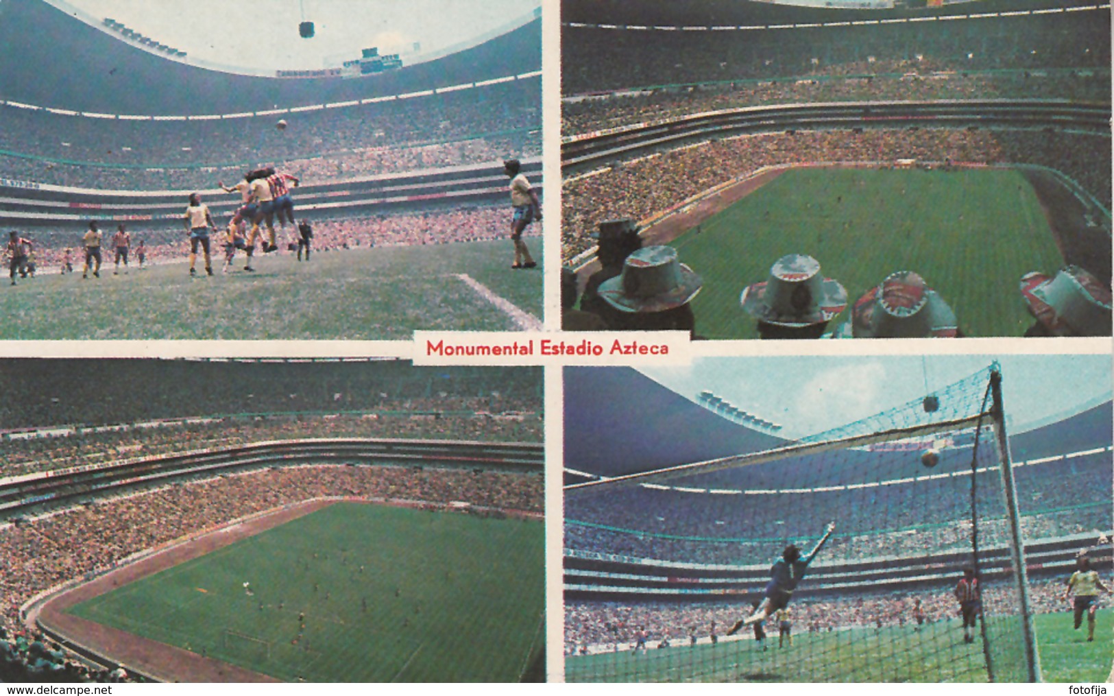 RPPC ESTADIO AZTECA STADIUM MEXICO - Fussball