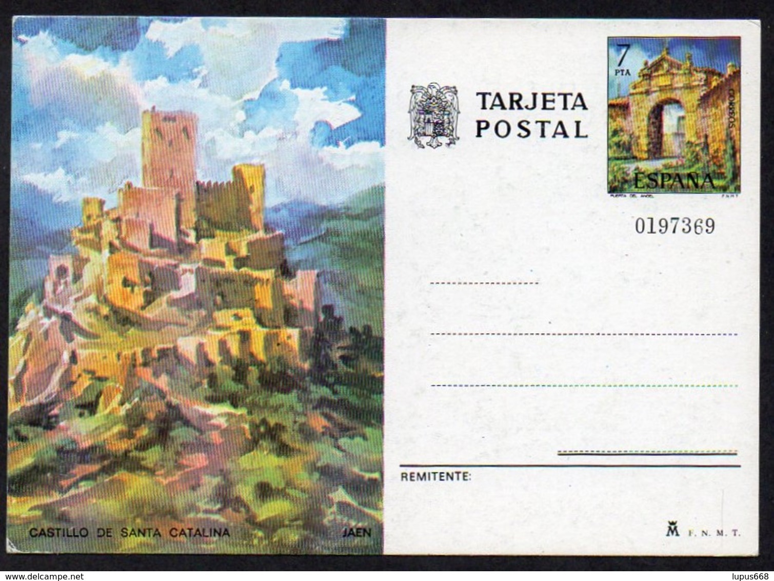 Spanien  Bildpostkarten  Ungebraucht/ Mint ; Burg/ Castillo De Santa Catalina, Jaen - Schlösser U. Burgen