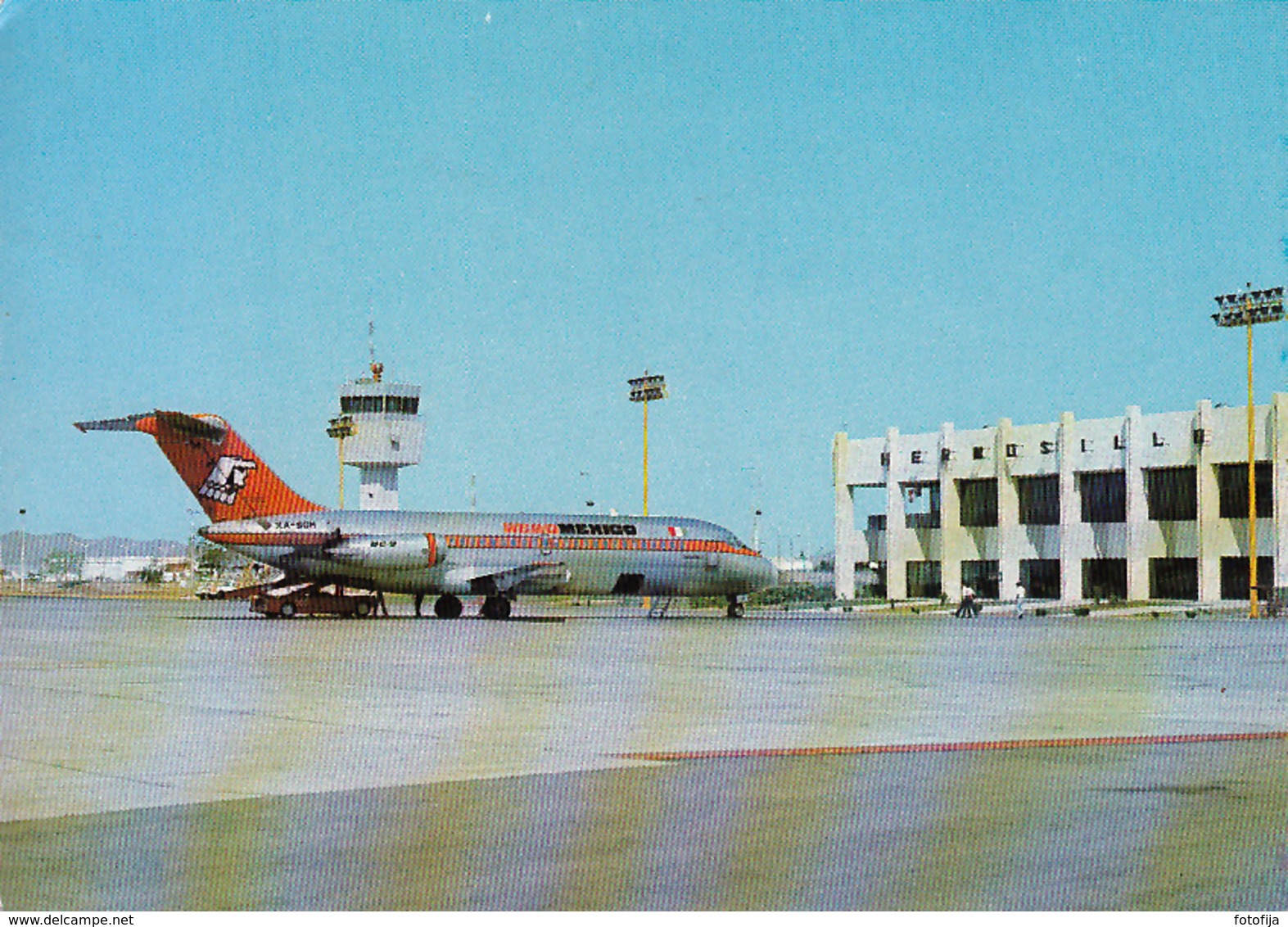 RPPC  HERMOSILLO SONORA  INTERNATIONAL AIRPORT  MEXICO AEROMEXICO AIRPLANE - Aeronaves