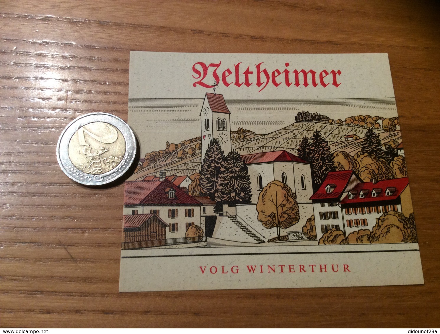 Etiquette Vin Suisse « Veltheimer - VOLG WINTERTHUR» - Blancs