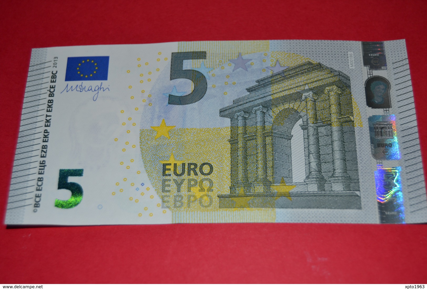 5 EURO M001 B6 PORTUGAL M001B6 - LOW Serial Number MA0001239122 - UNC FDS NEUF - 5 Euro