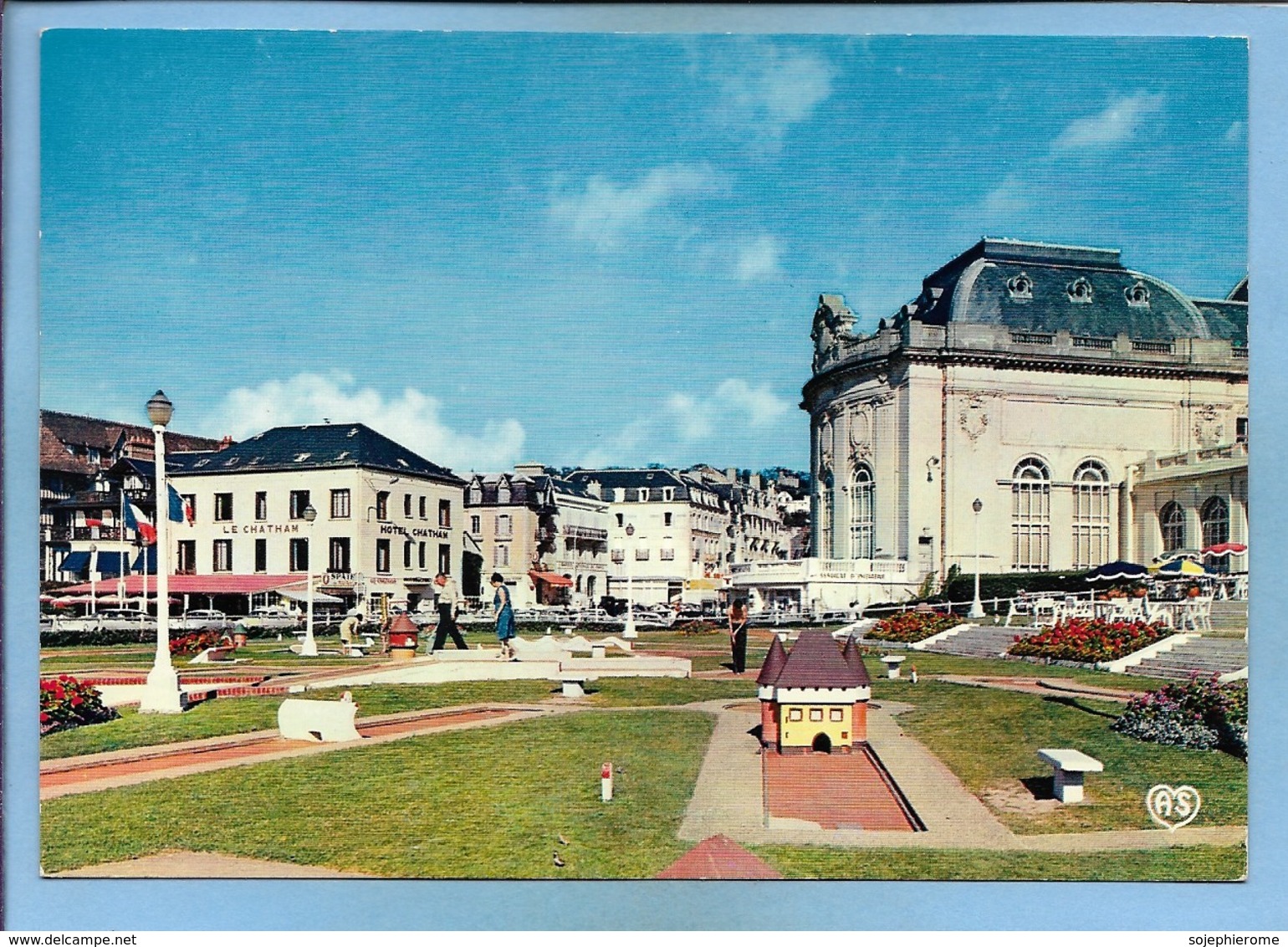 Trouville-sur-Mer Deauville (14) Le Casino Et Le Golf Miniature 2 Scans Hôtel Chatham - Trouville