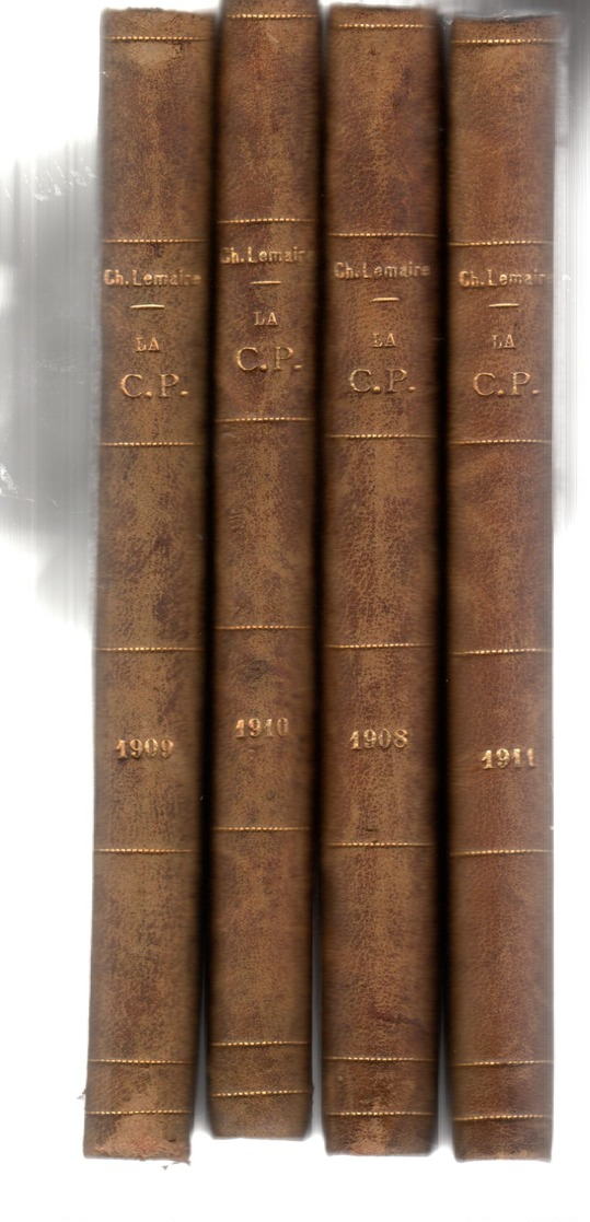 Circulaire Philatelique : Revue  1908-1911 ( 4 Volumes - 4 Années ) - Frans (tot 1940)
